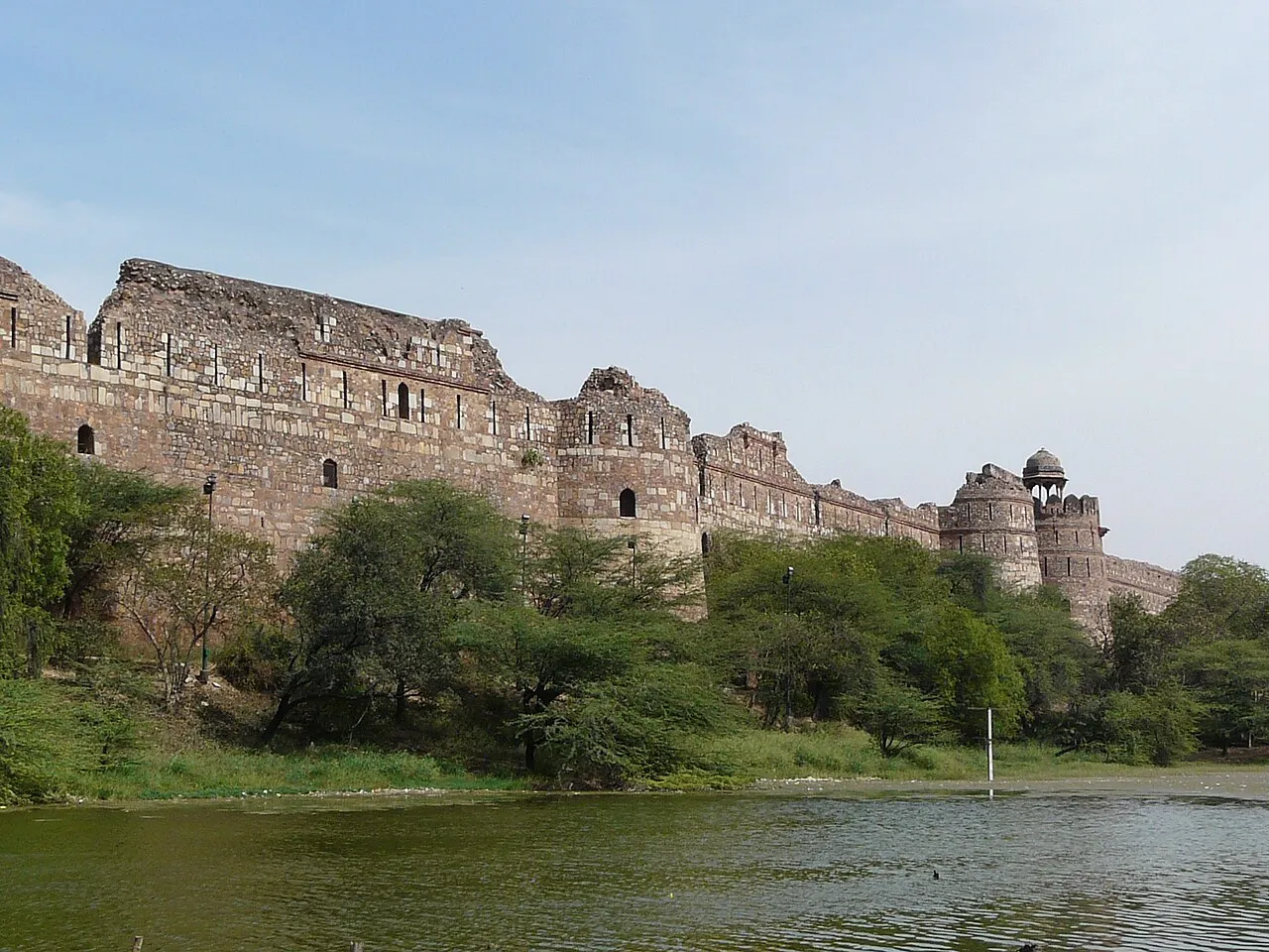 Purana Qila in Delhi, India. It is one of the oldest forts in Delhi, believed to be situated on the site of the ancient city of Indraprastha