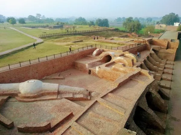 Harsh Ka Tila, an archaeological excavation site located in Kurukshetra, Haryana, India.